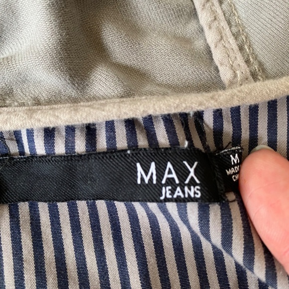 Max Jeans Grey Denim Jacket, Size Medium, Women’s - Picture 3 of 5